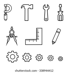  Tools icons.vector,Outline 