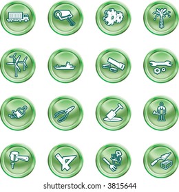 Tools and industry icon set A series of icons relating to tools and industry. No meshes used.