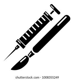 Tools injection icon. Simple illustration of tools injection vector icon for web.