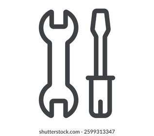 Сonstruction tools isolated icon concept illustration