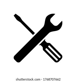 Tools isolated on white background