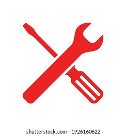 Tools isolated on white background