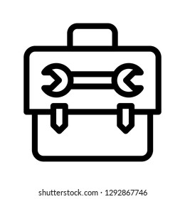 tools kit line icons