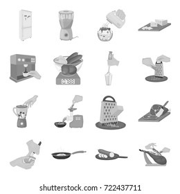 tools, kitchen, equipment and other web icon in monochrome style. cucumber, tomato, pepper icons in set collection.