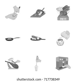 tools, kitchen, restaurant and other web icon in monochrome style.vitamins, food, equipment, icons in set collection.