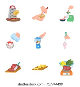 tools, kitchen, restaurant and other web icon in cartoon style.vitamins, food, equipment, icons in set collection.