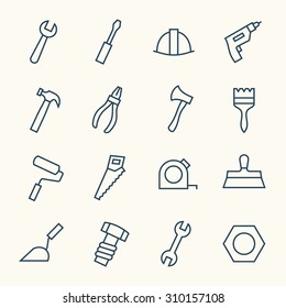 Tools line icons