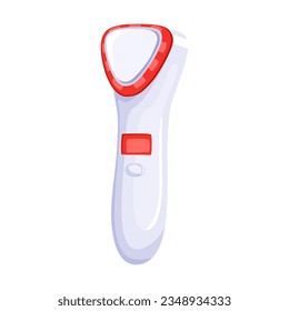 Tools and machines for skin care vector. Device or gadget for facial treatment, face massage or cleansing on white background. Cosmetology, skincare, beauty concept