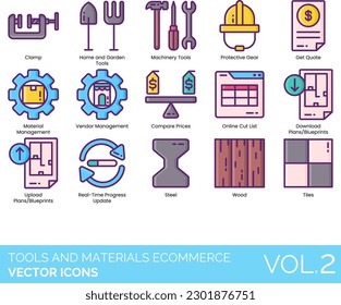 Tools and Materials eCommerce including Shopping, Cart, Check Out, Refurbish, Clamp, Machinery, Protective, Gear, Steel, Wood, Tiles, Cement, Construction, Purchase, Online, Delivery, Materials