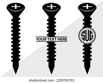 Tools monogram Vector Illustration Silhouette