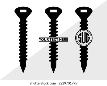 Tools monogram Vector Illustration Silhouette