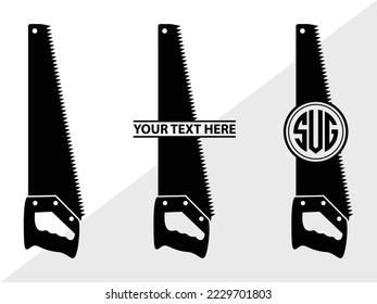 Tools monogram Vector Illustration Silhouette