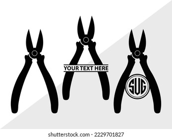 Tools monogram Vector Illustration Silhouette