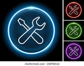 Tools on  Color Round Buttons