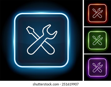 Tools on  Color Square Buttons