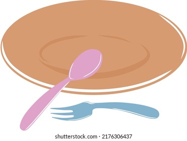 tools and properties in the dining table series art for graphic design