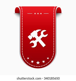 Tools Red Vector Icon Design