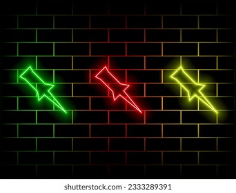 tools for repair icon. Elements of cyber security in neon style icons. Simple icon for websites, web design, mobile app, info graphics. Green, red, yellow, pink, blue and orange.