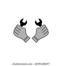  tools and repair icons. vector illustration of wrench
