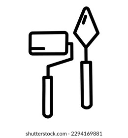 Tools for repair on white background
