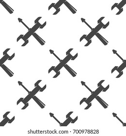 Tools or repair seamless pattern. Vector illustration for backgrounds