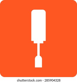 Tools, screwdriver, toolkit icon vector image. Can also be used for construction, interiors and building. Suitable for use on web apps, mobile apps and print media.