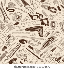 tools seamless background