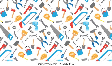 tools seamless pattern background engineer tools, repair house tool simple background