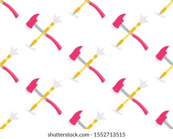 Tools seamless pattern design, Repeat textile design. Fabric print.