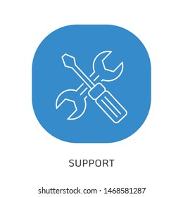 Tools service icon vector. Repair icon. Maintenance symbol.