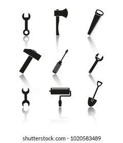 Tools of set icons