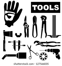 tools set, vector