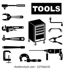 tools set, vector