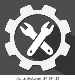 tools setting vector icon