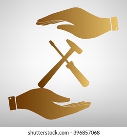 Tools sign Golden Effect.
