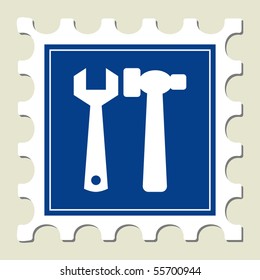 Tools Sign Stamp