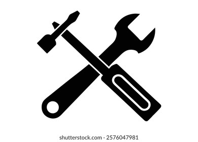 tools srepair spanner symbol art vector illustration 