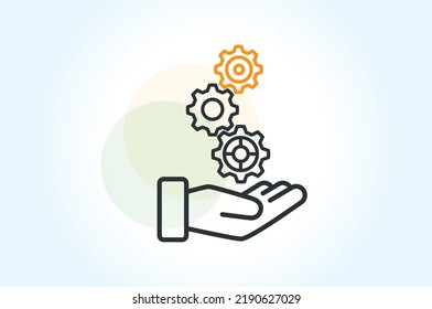 tools and technologies icon vector design