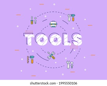 tools typography calligraphy lettering word art with fill filled color style