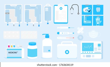 tools used in doctors or hospitals.