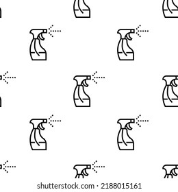 tools and utensils icon pattern. Seamless tools and utensils pattern on white background.