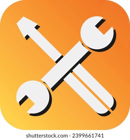Tools  Vector Glyph Gradient Background Icon For Personal And Commercial Use.
