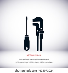 tools vector icon, flat design best vector icon