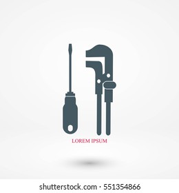 tools vector icon, flat design best vector icon