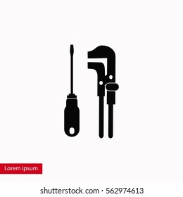 tools vector icon, flat design best vector icon