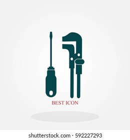 tools vector icon, flat design best vector icon
