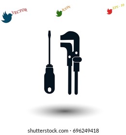 tools vector icon, flat design best vector icon