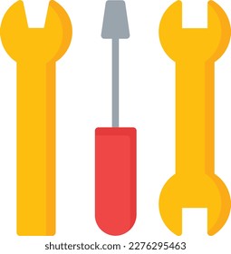 Tools Vector Icon Flat Style