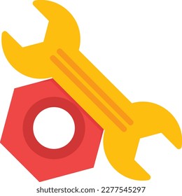 Tools Vector Icon Flat Style