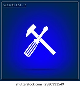 Tools vector icon. Tools illustration.